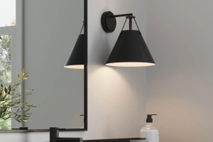 Embracing the Dark: Cottagecore Plum Noir Moody Kitchen Wall Sconce